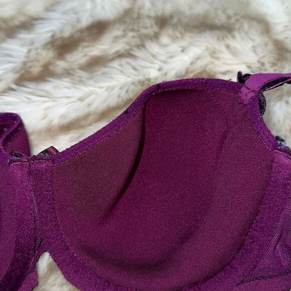 Simone Perele Purple Underwire Soft Cup Bra | Sz 30D - Picture 6 of 9